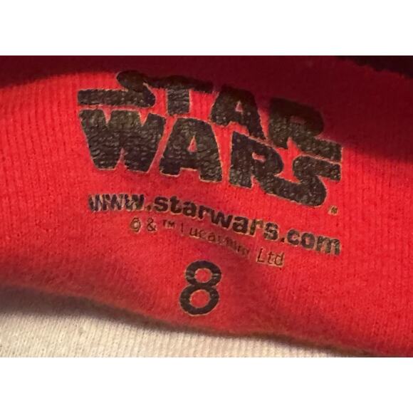 Star Wars Pajamas Set size 8 Kids 2 pc Shirt Pants - Picture 5 of 6